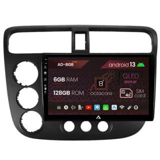 Navigatie Honda Civic (1998-2005), Android 13, B-Octacore   6GB RAM + 128GB ROM, 9 Inch - AD-BGB9006+AD-BGRKIT018