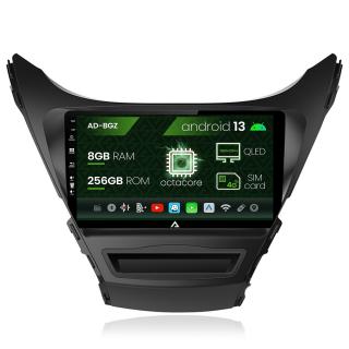 Navigatie Hyundai Elantra (2012-2014), Android 13, Z-Octacore   8GB RAM + 256GB ROM, 9Inch - AD-BGZ9008+AD-BGRKIT177