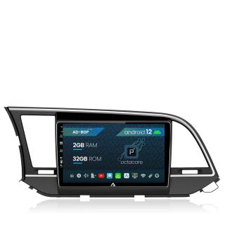 Navigatie Hyundai Elantra (2015-2018), Android 12, P-Octacore   2GB RAM + 32GB ROM, 9Inch - AD-BGP9002+AD-BGRKIT180