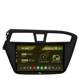 Navigatie Hyundai I20 (2014-2018), Android 12, E-Octacore   2GB RAM + 32GB ROM, 9 Inch - AD-BGE9002+AD-BGRKIT194