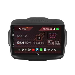 Navigatie Jeep Renegade (2014-2018), Android 13, B-Octacore   6GB RAM + 128GB ROM, 9 Inch - AD-BGB9006+AD-BGRKIT286