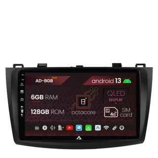 Navigatie Mazda 3 (2009-2013), Android 13, B-Octacore   6GB RAM + 128GB ROM, 9 Inch - AD-BGB9006+AD-BGRKIT320