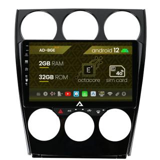 Navigatie Mazda 6 (2002-2008), Android 12, E-Octacore   2GB RAM + 32GB ROM, 9 Inch - AD-BGE9002+AD-BGRKIT321