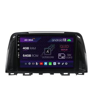 Navigatie Mazda 6 (2012-2017), Android 13, A-Octacore   4GB RAM + 64GB ROM, 9 Inch - AD-BGA9004+AD-BGRKIT328v2