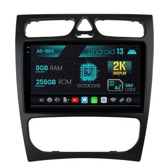 Navigatie Mercedes Benz C-Class W203 (2000-2005), Android 13, X-Octacore   8GB RAM + 256GB ROM, 9.5 Inch - AD-BGX9008+AD-BGRKIT416