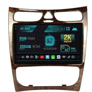 Navigatie Mercedes Benz CLK W209 (2000-2005), Android 13, X-Octacore   8GB RAM + 256GB ROM, 9.5 Inch - AD-BGX9008+AD-BGRKIT416V4