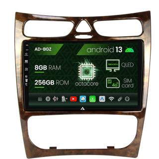 Navigatie Mercedes Benz CLK W209 (2000-2005), Android 13, Z-Octacore   8GB RAM + 256GB ROM, 9 INCH - AD-BGZ9008+AD-BGRKIT416V4