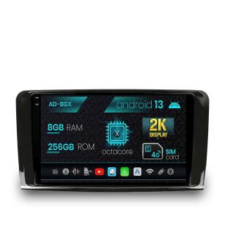 Navigatie Mercedes Benz ML W164   GL X164, Android 13, X-Octacore   8GB RAM + 256GB ROM, 9.5 Inch - AD-BGX9008+AD-BGRKIT405