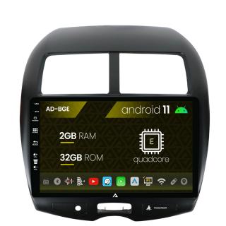 Navigatie Mitsubishi ASX (2010-2015), Android 11, E-Quadcore   2GB RAM + 32GB ROM, 10.1 Inch - AD-BGE10002+AD-BGRKIT267