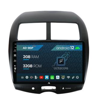 Navigatie Mitsubishi ASX (2010-2015), Android 12, P-Octacore   2GB RAM + 32GB ROM, 10.1 Inch - AD-BGP10002+AD-BGRKIT267