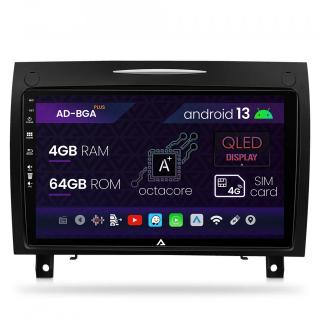 Navigatie Navigatie Benz SLK (2006-2010), Android 13, A-Octacore   4GB RAM + 64GB ROM, 9 Inch - AD-BGA9004+AD-BGRKIT406V2
