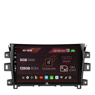 Navigatie Nissan Navara (2015+), Android 13, B-Octacore   6GB RAM + 128GB ROM, 10.1 Inch - AD-BGB10006+AD-BGRKIT163
