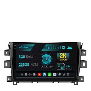 Navigatie Nissan Navara (2015+), Android 13, X-Octacore   8GB RAM + 256GB ROM, 10.36 Inch - AD-BGX10008+AD-BGRKIT163