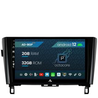 Navigatie Nissan Qashqai   X-trail (2013-2020), Android 12, P-Octacore   2GB RAM + 32GB ROM, 10.1 Inch - AD-BGP10002+AD-BGRKIT162