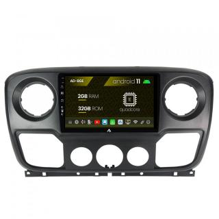 Navigatie Opel Movano   Renault Master (2011-2021), Android 11, E-Quadcore   2GB RAM + 32GB ROM, 10.1 Inch - AD-BGE10002+AD-BGRKIT380V2