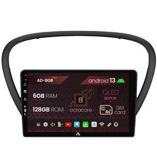 Navigatie Peugeot 607 (2004-2011), Android 13, B-Octacore   6GB RAM + 128GB ROM, 9 Inch - AD-BGB9006+AD-BGRKIT266V4