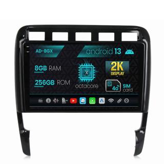 Navigatie Porsche Cayenne (2002-2010), Android 13, X-Octacore   8GB RAM + 256GB ROM, 9.5 Inch - AD-BGX9008+AD-BGRKIT057