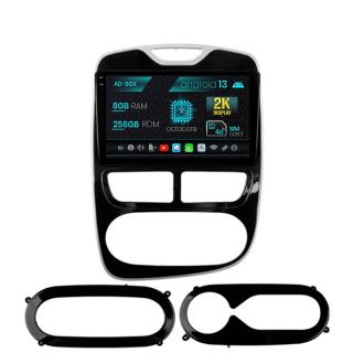 Navigatie Renault Clio IV (2012-2016), Android 13, X-Octacore   8GB RAM + 256GB ROM, 9.5Inch - AD-BGX9008+AD-BGRKIT369-1216