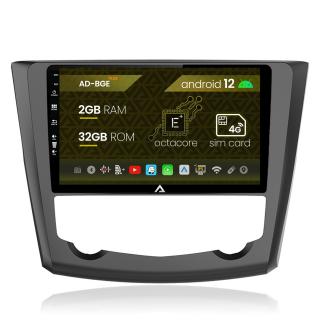 Navigatie Renault Kadjar, Android 12, E-Octacore   2GB RAM + 32GB ROM, 9 Inch - AD-BGE9002+AD-BGRKIT364