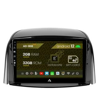 Navigatie Renault Koleos (2009-2016), Android 12, E-Octacore   2GB RAM + 32GB ROM, 9 Inch - AD-BGE9002+AD-BGRKIT365