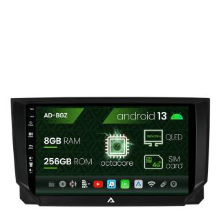 Navigatie Seat Ibiza (2017+), Android 13, Z-Octacore   8GB RAM + 256GB ROM, 9 Inch - AD-BGZ9008+AD-BGRKIT045