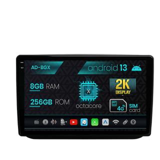 Navigatie Skoda Fabia (2007-2014), Android 13, X-Octacore   8GB RAM + 256GB ROM, 10.36 Inch - AD-BGX10008+AD-BGRKIT046