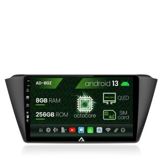 Navigatie Skoda Fabia (2015+), Android 13, Z-Octacore   8GB RAM + 256GB ROM, 9 Inch - AD-BGZ10008+AD-BGRKIT039