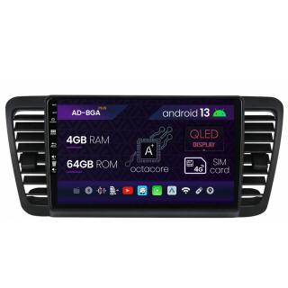 Navigatie Subaru Legacy (2004-2010), Android 13, A-Octacore   4GB RAM + 64GB ROM, 9 Inch - AD-BGA9004+AD-BGRKIT338