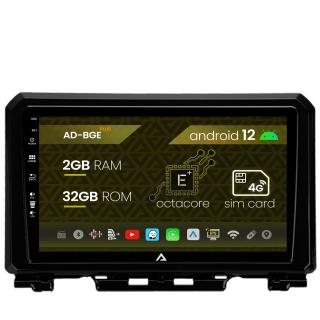 Navigatie Suzuki Jimny (2018-2022), Android 12, E-Octacore   2GB RAM + 32GB ROM, 9 Inch - AD-BGE9002+AD-BGRKIT312