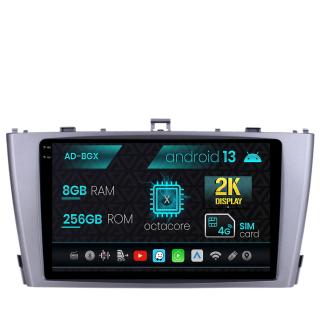 Navigatie Toyota Avensis (2008-2015), Android 13, X-Octacore   8GB RAM + 256GB ROM, 9.5 Inch - AD-BGX9008+AD-BGRKIT093