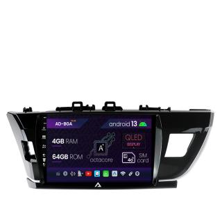 Navigatie Toyota Corolla (2012-2016), Android 13, A-Octacore   4GB RAM + 64GB ROM, 10.1 Inch - AD-BGA10004+AD-BGRKIT076