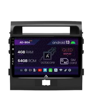 Navigatie Toyota Land Cruiser 200 (2007-2015), Android 13, A-Octacore   4GB RAM + 64GB ROM, 9 Inch - AD-BGA9004+AD-BGRKIT075