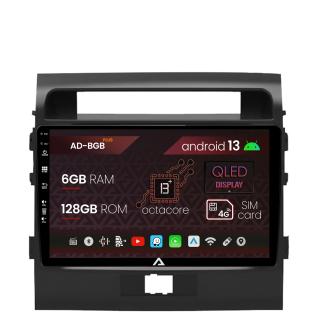 Navigatie Toyota Land Cruiser 200 (2007-2015), Android 13, B-Octacore   6GB RAM + 128GB ROM, 9 Inch - AD-BGB9006+AD-BGRKIT075