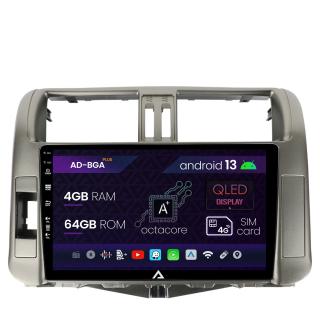 Navigatie Toyota Land Cruiser   Prado (2009-2013), Android 13, A-Octacore   4GB RAM + 64GB ROM, 9 Inch - AD-BGA9004+AD-BGRKIT070