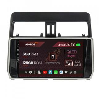 Navigatie Toyota Land Cruiser   Prado J150 (2018+), Android 13, B-Octacore   6GB RAM + 128GB ROM, 10.1 Inch - AD-BGB10006+AD-BGRKIT078