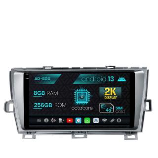 Navigatie Toyota Prius (2009-2014), Android 13, X-Octacore   8GB RAM + 256GB ROM, 9.5 Inch - AD-BGX9008+AD-BGRKIT089