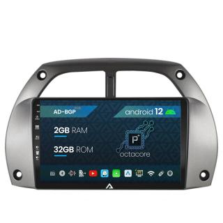 Navigatie Toyota RAV4 (2001-2006), Android 12, P-Octacore   2GB RAM + 32GB ROM, 9 Inch - AD-BGP9002+AD-BGRKIT109