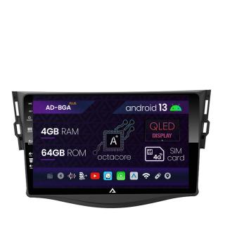 Navigatie Toyota RAV4 (2006-2013), Android 13, A-Octacore   4GB RAM + 64GB ROM, 9 Inch - AD-BGA9004+AD-BGRKIT096