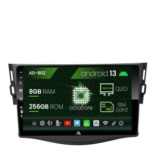 Navigatie Toyota RAV4 (2006-2013), Android 13, Z-Octacore   8GB RAM + 256GB ROM, 9 Inch - AD-BGZ9008+AD-BGRKIT096