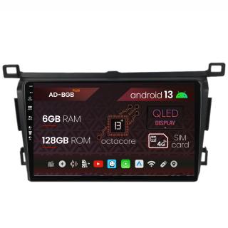 Navigatie Toyota RAV4 (2013-2018), Android 13, B-Octacore   6GB RAM + 128GB ROM, 9 Inch - AD-BGB9006+AD-BGRKIT092