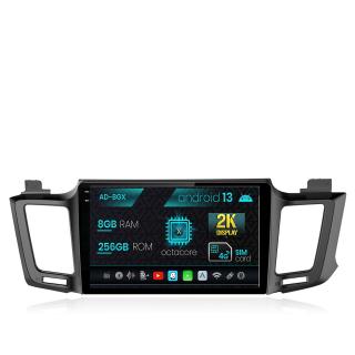 Navigatie Toyota RAV4 (2013-2018), Android 13, X-Octacore   8GB RAM + 256GB ROM, 10.36 Inch - AD-BGX10008+AD-BGRKIT060