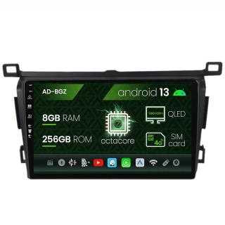 Navigatie Toyota RAV4 (2013-2018), Android 13, Z-Octacore   8GB RAM + 256GB ROM, 9 Inch - AD-BGZ9008+AD-BGA10002+AD-BGRKIT092