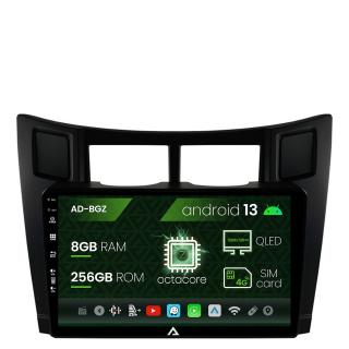 Navigatie Toyota Yaris (2005-2012), Android 13, Z-Octacore   8GB RAM + 256GB ROM, 9 Inch - AD-BGZ9008+AD-BGRKIT103