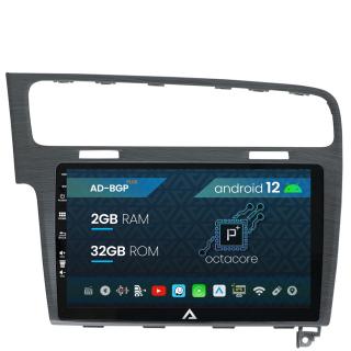 Navigatie Volkswagen Golf 7, Android 12, P-Octacore   2GB RAM + 32GB ROM, 10.1 Inch - AD-BGP10002+AD-BGRKIT023A