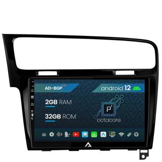 Navigatie Volkswagen Golf 7, Android 12, P-Octacore   2GB RAM + 32GB ROM, 10.1 Inch - AD-BGP10002+AD-BGRKIT023B
