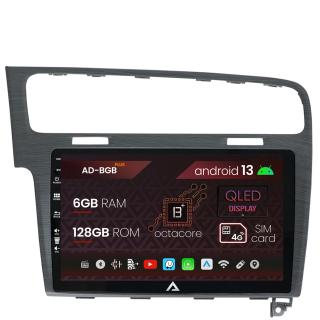 Navigatie Volkswagen Golf 7, Android 13, B-Octacore   6GB RAM + 128GB ROM, 10.1 Inch - AD-BGB10006+AD-BGRKIT023A