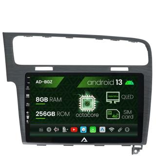 Navigatie Volkswagen GOLF 7, Android 13, Z-Octacore   8GB RAM + 256GB ROM, 10.1 Inch - AD-BGZ10008+AD-BGRKIT023A