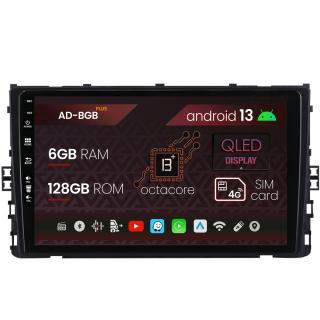 Navigatie Volkswagen Polo (2018+), Android 13, B-Octacore   6GB RAM + 128GB ROM, 9 Inch - AD-BGB9006+AD-BGRKIT035V2