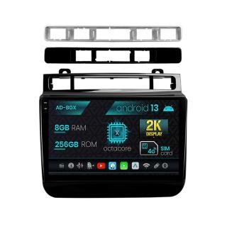 Navigatie Volkswagen Touareg (2010-2018), Android 13, X-Octacore   8GB RAM + 256GB ROM, 9.5 Inch - AD-BGX9008+AD-BGRKIT051