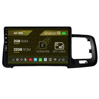 Navigatie Volvo S60 (2010-2015), Android 12, E-Octacore   2GB RAM + 32GB ROM, 9 Inch - AD-BGE9002+AD-BGRKIT401